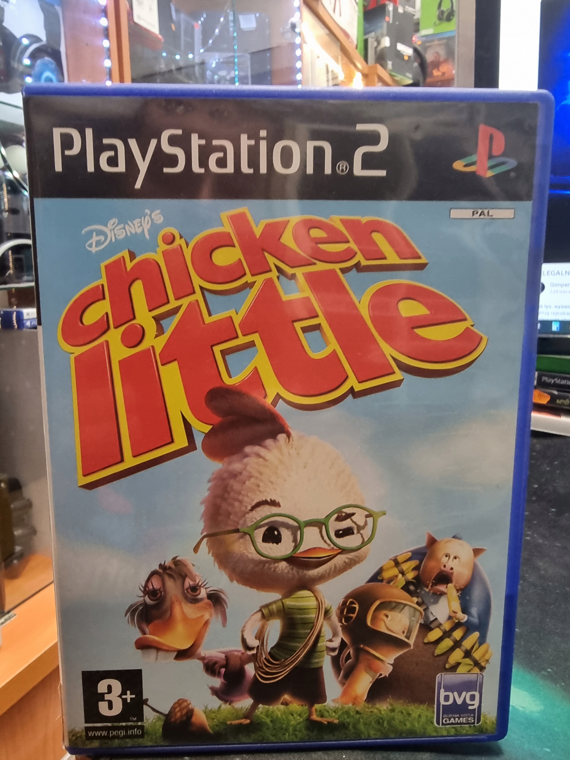 CHICKEN LITTLE PlayStation (PS2) pudełkowa Stan: Używany