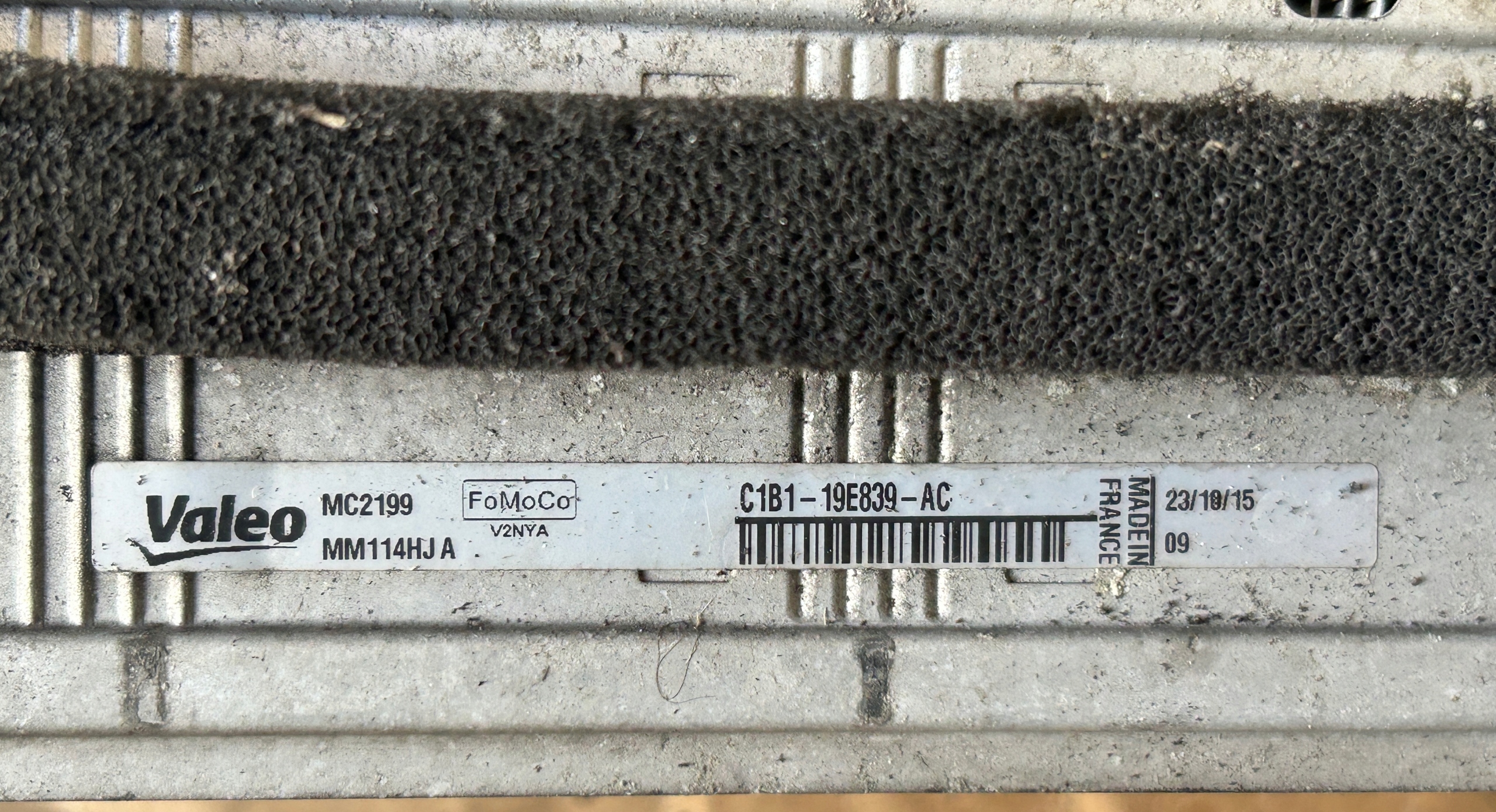 FORD FIESTA MK7 LIFT 1.0 ECOBOOST 2012-2017 Kühler intercooler