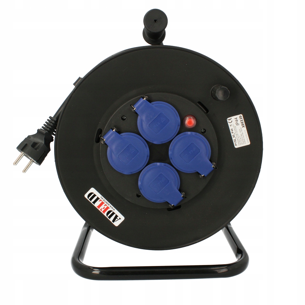 Predlžovací Kábel na bubne s navíjaním 4 zásuviek