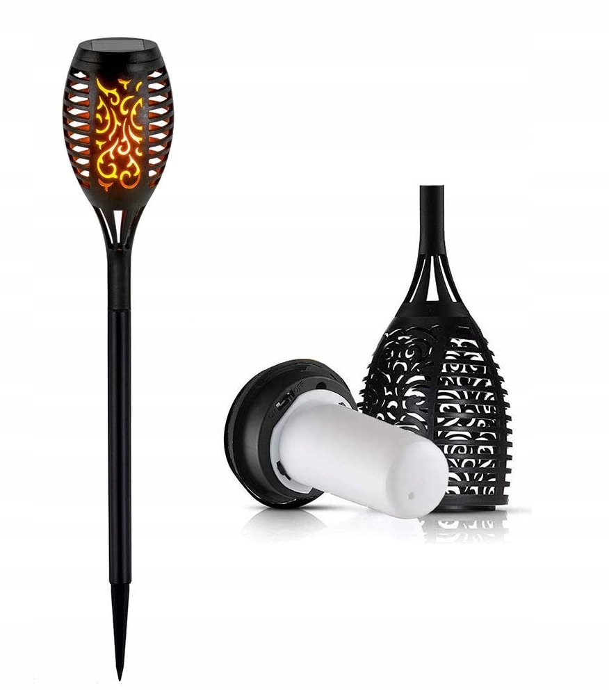 

Lampa Solarna Ogrodowa Pochodnia Efekt Płomienia