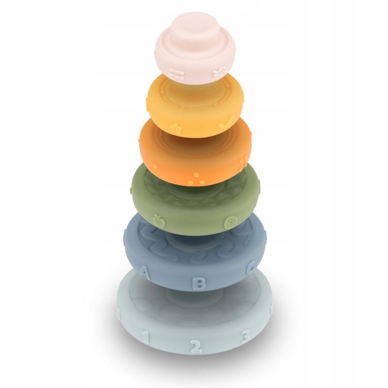 CANPOL SENSORYCZNA UKŁADANKA PIRAMIDKA 6 ELEMENTÓW Marka Canpol babies