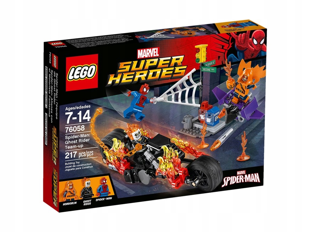 Lego Marvel Heroes 76058 Spiderman: Útok strašidelných jezdců Nové