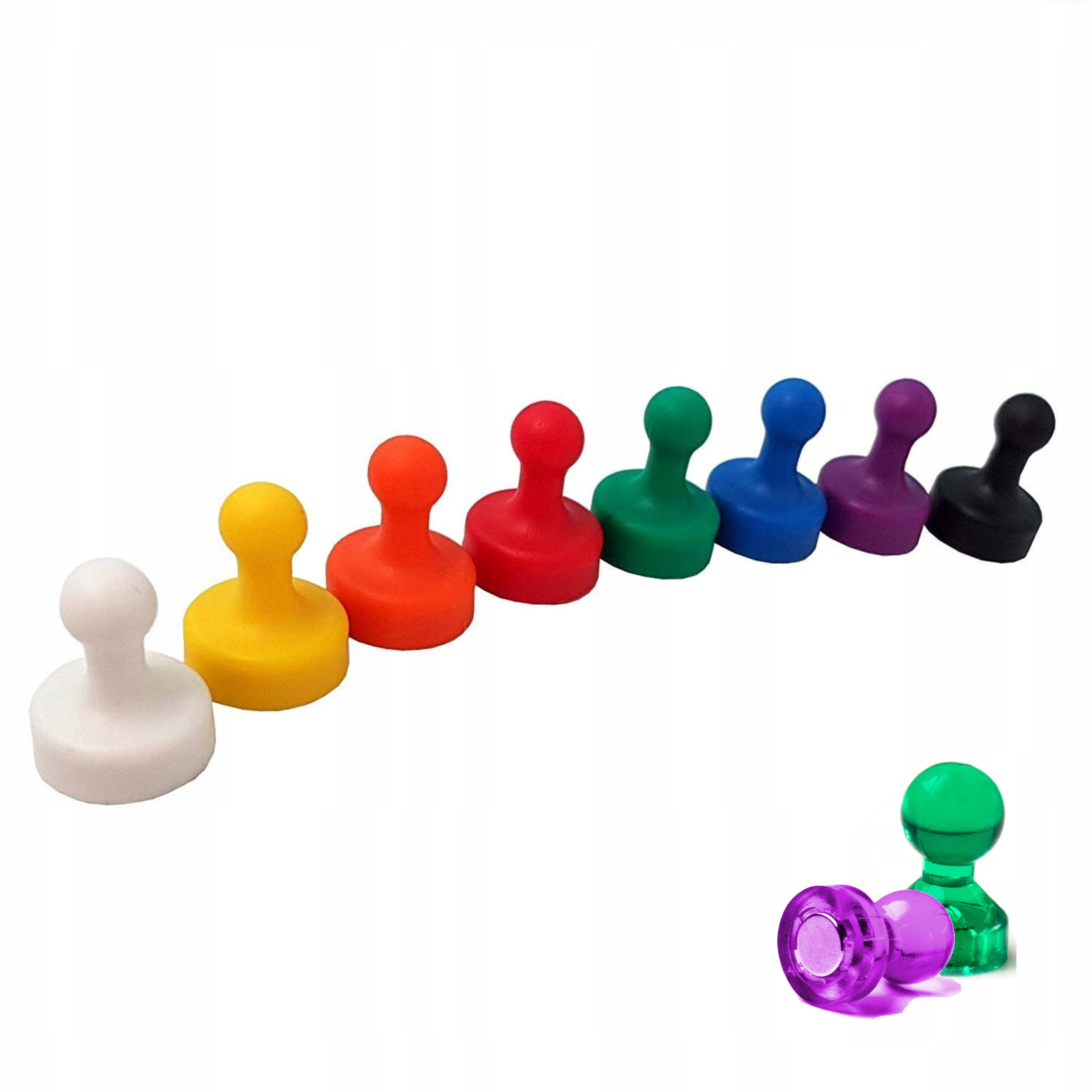 

Magnes Na Lodówkę Kolorowe 12x20 mm 8 sztuk