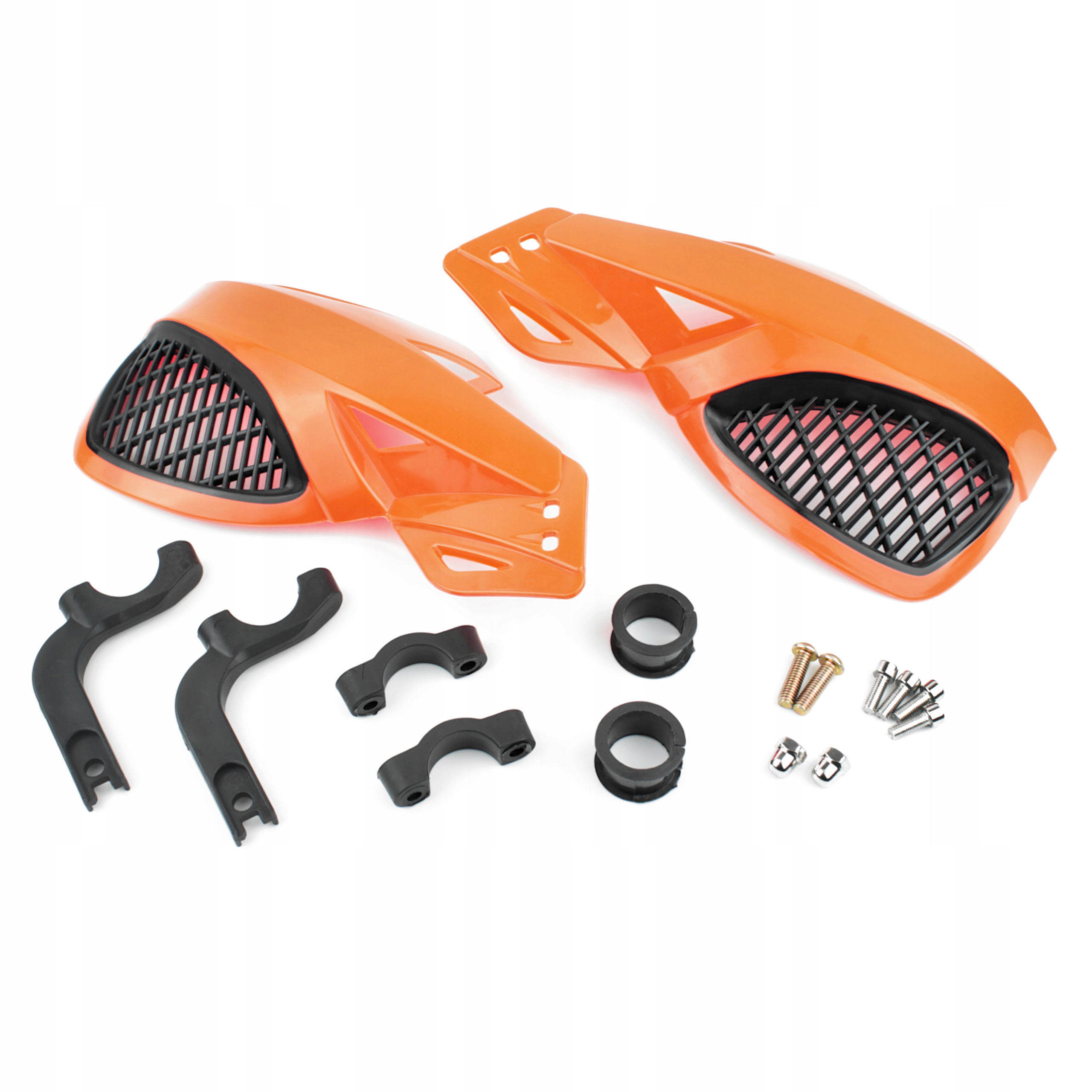 OSŁONY DŁONI HANDBAR ENDURO CROSS POMARAŃCZOWE Dopasowanie do pojazdu produkt uniwersalny