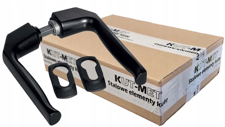 ДВЕРНАЯ РУЧКА ДЛЯ ВОРОТ С РЕШЕТЧАТЫМИ РЕШЕТКАМИ ЧЕРНАЯ ПРЯМАЯ