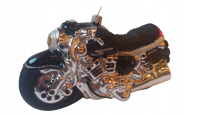 

Bombki Choinkowe Szklane Motor 16x8 cm