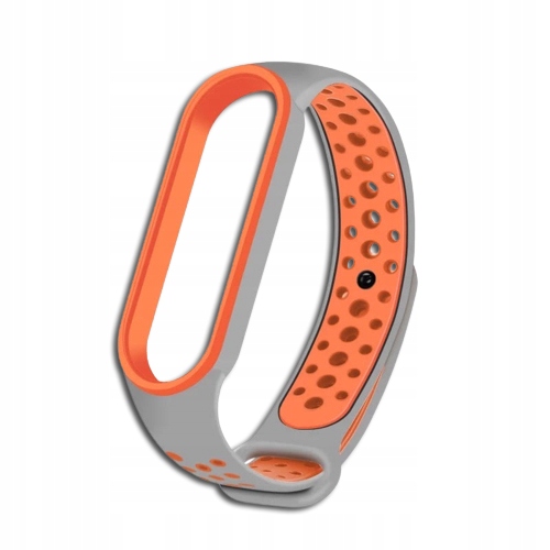 

Pasek Perforowany Do MI Band 5/6 Gray Orange