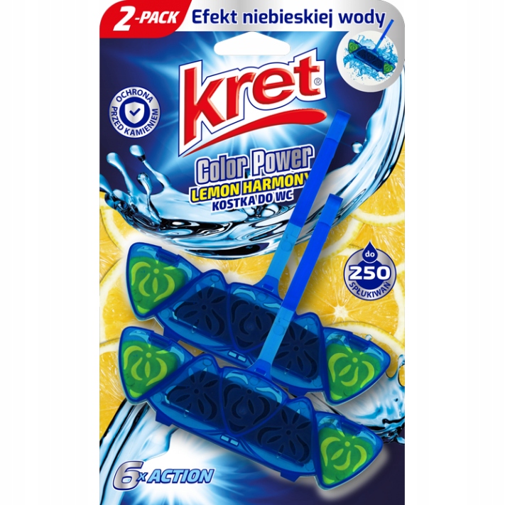

Kret Zawieszka Wc 2x40g Lemon Harmony Barwi Wodę