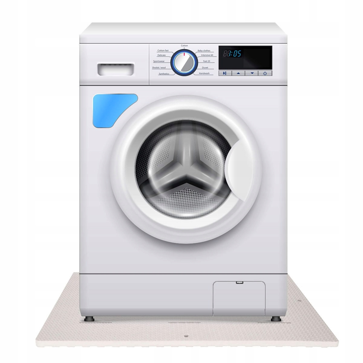 MATA ANTYWIBRACYJNA GRUBA POD PRALKĘ 85x60x2cm Marka inna