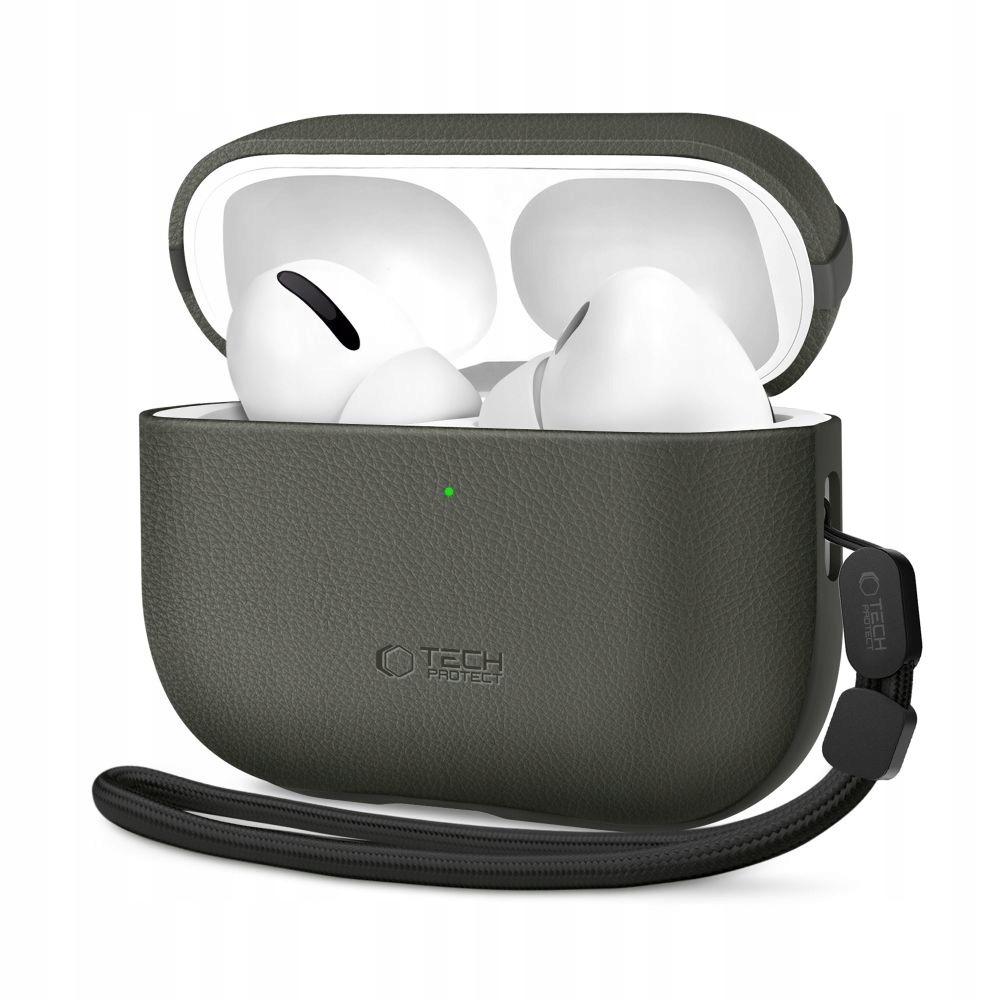 Etui do AirPods Pro 3 Tech-Protect NaturalFit oliwkowe