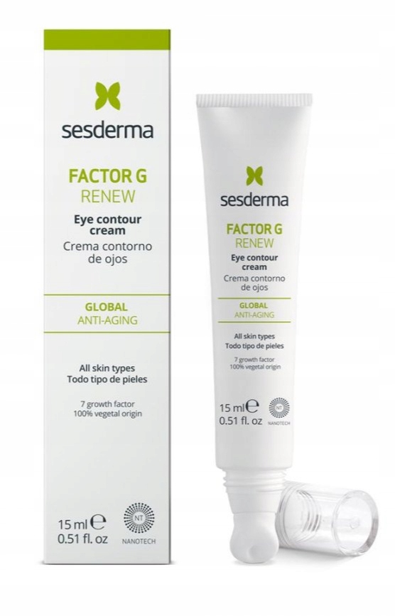 Sesderma Factor G kontur oczu krem pod oczy kurze łapki sińce 15 ml