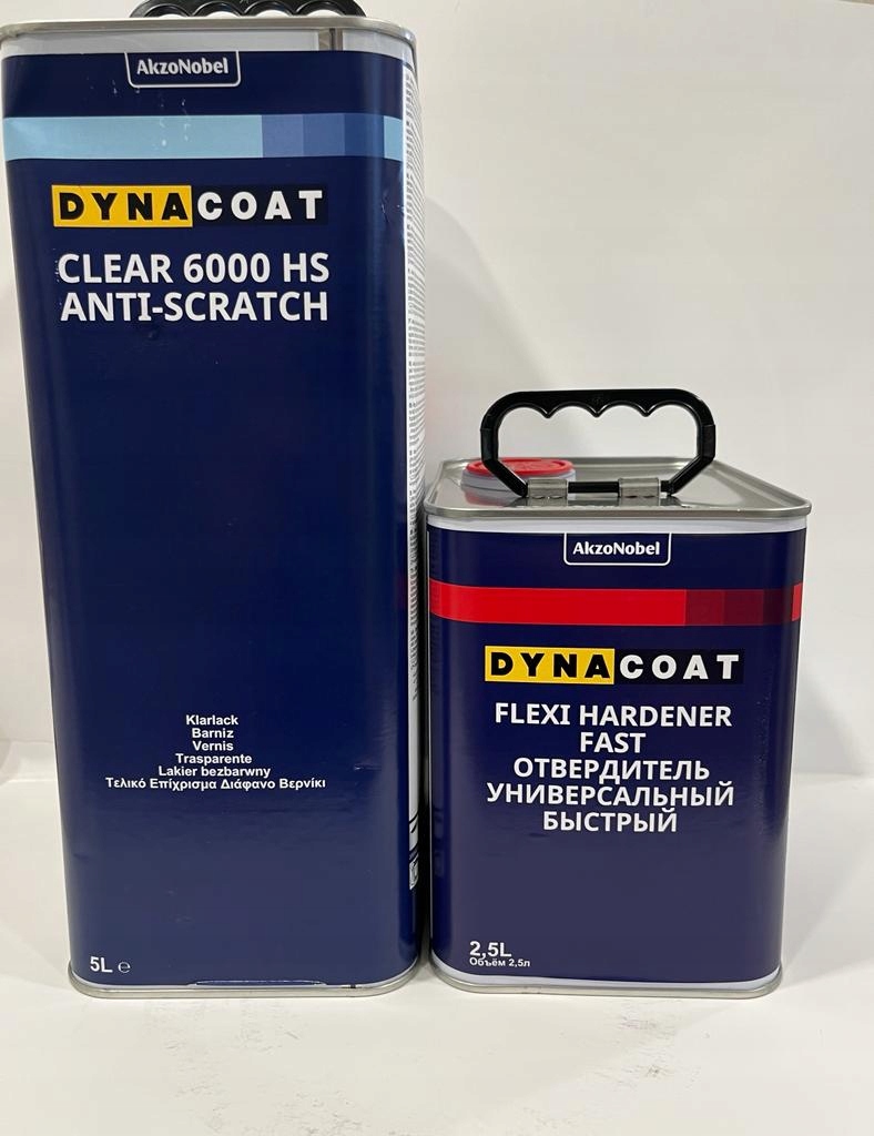Lakier bezbarwny Dyna Antiscratch 6000 Utw. Fast 7,5 L