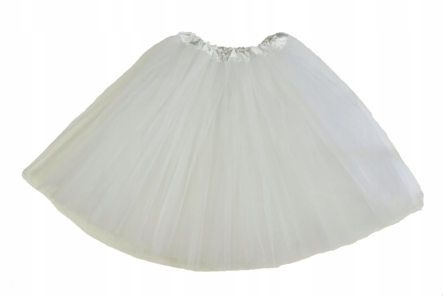 SPÓDNICZKA TIULOWA TIUL SPÓDNICA TUTU 50cm BIAŁA