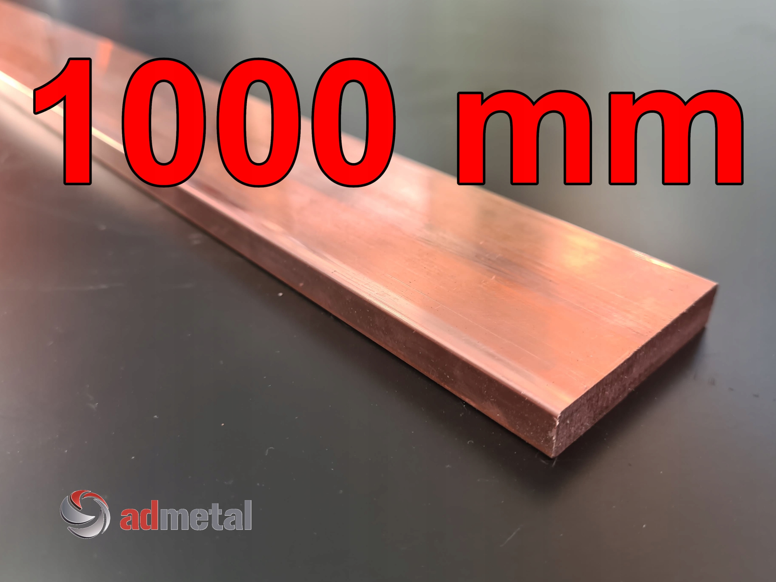 

Miedź, płaskownik miedziany 40x10 mm M1Ez4