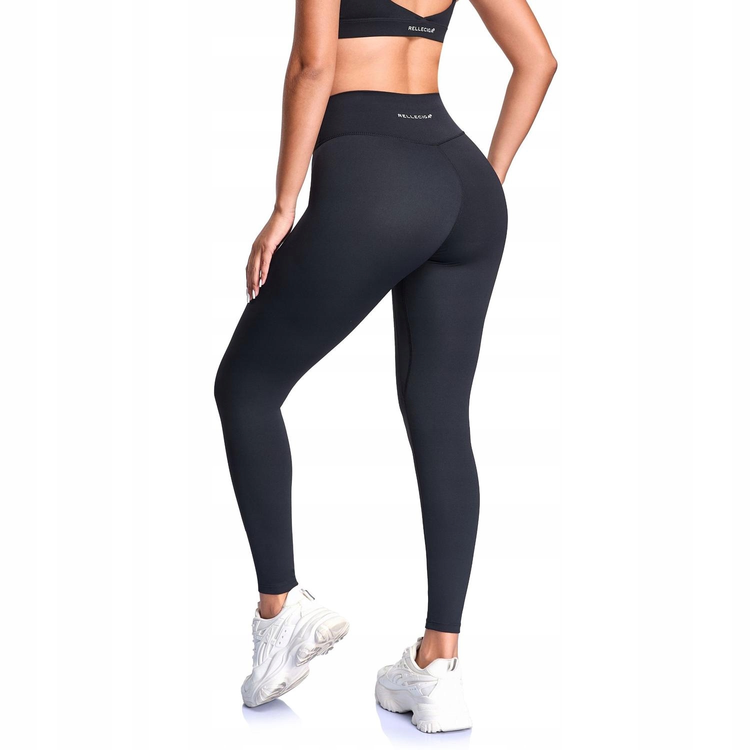 Czarne legginsy damskie Relleciga Second Skin M