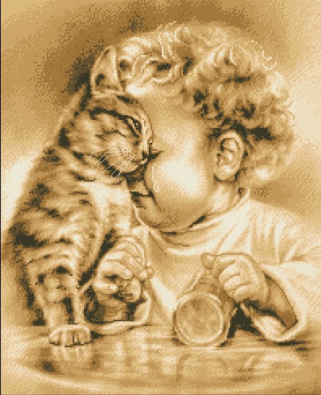 Křížková výšivka počítaná sada (kanva, mulina)