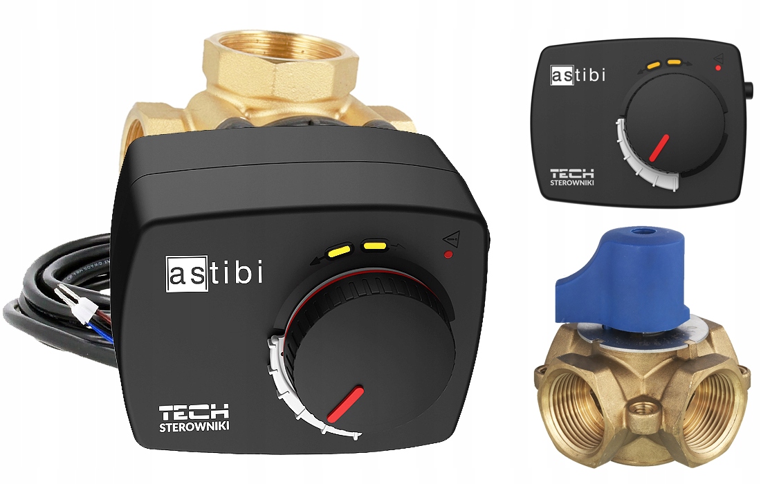 ZESTAW ZAWÓR 4 DROGOWY 5/4 SIŁOWNIK TECH ASTIBI