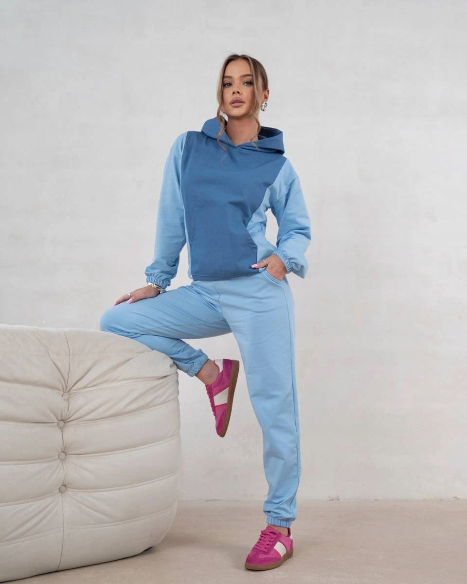 Tepláková Souprava 554 Modrá L/XL