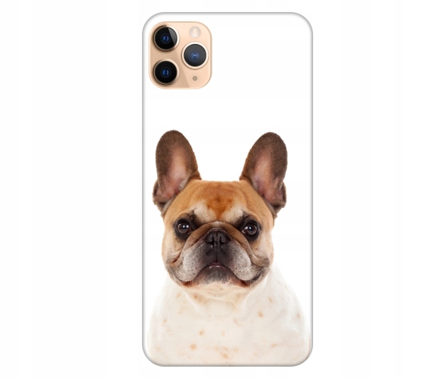 

Etui pokrowiec do iPhone 11 Pro Max Pies buldog fr