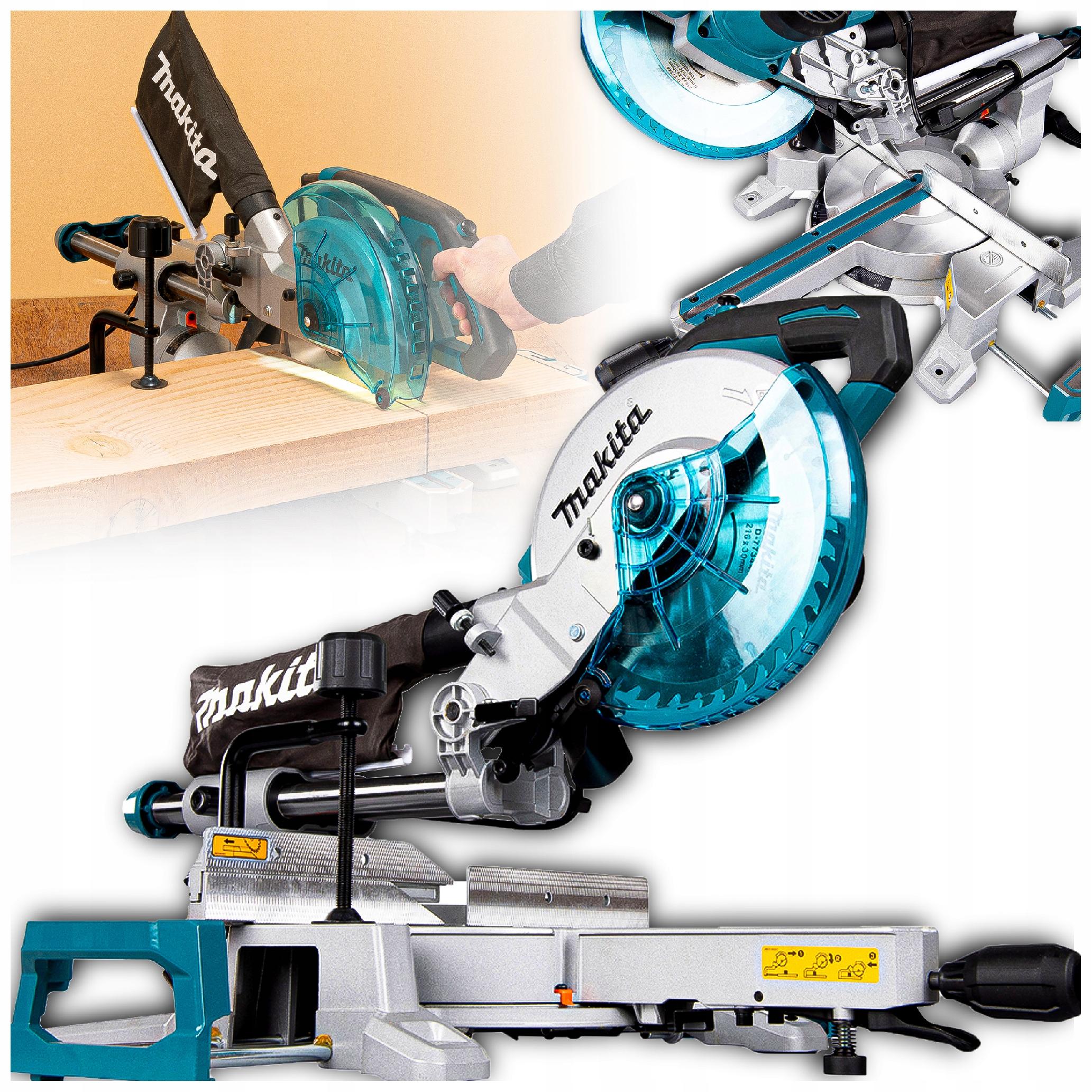 Pokosová Pila Pokosová pila s posuvem Výkonná Led 1200W LS0816F Makita