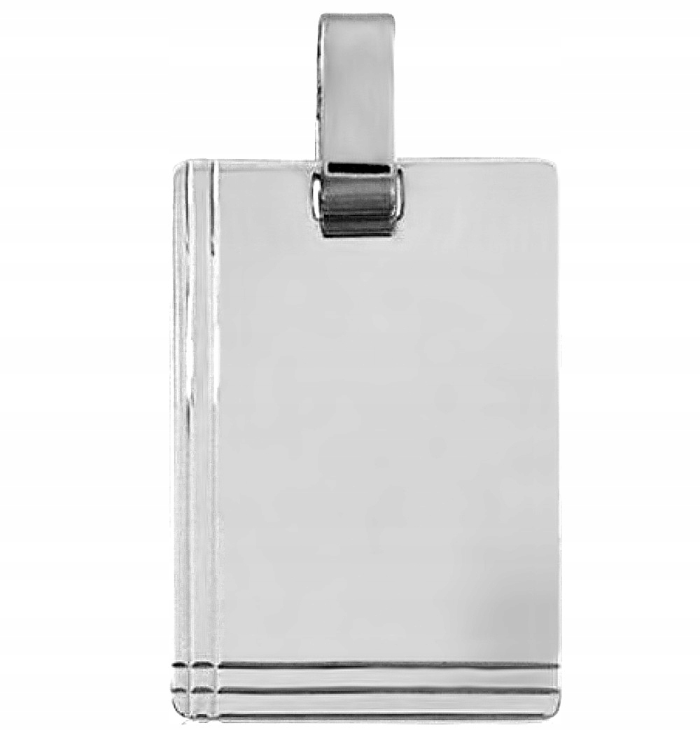 Stříbrný Vojenská Známka S Vrypy Velký Gravírování