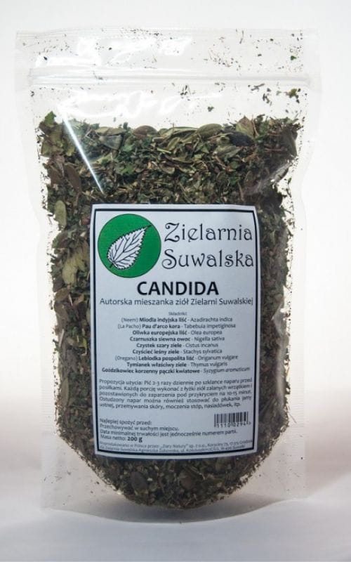 

Zioła Candida 200g Zielarnia Suwalska