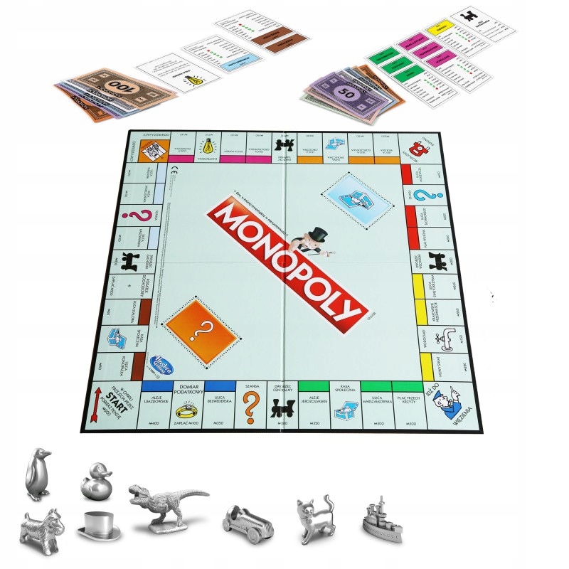 C1009 GRA MONOPOLY STANDARD NOWA WERSJA HASBRO Typ Podstawa