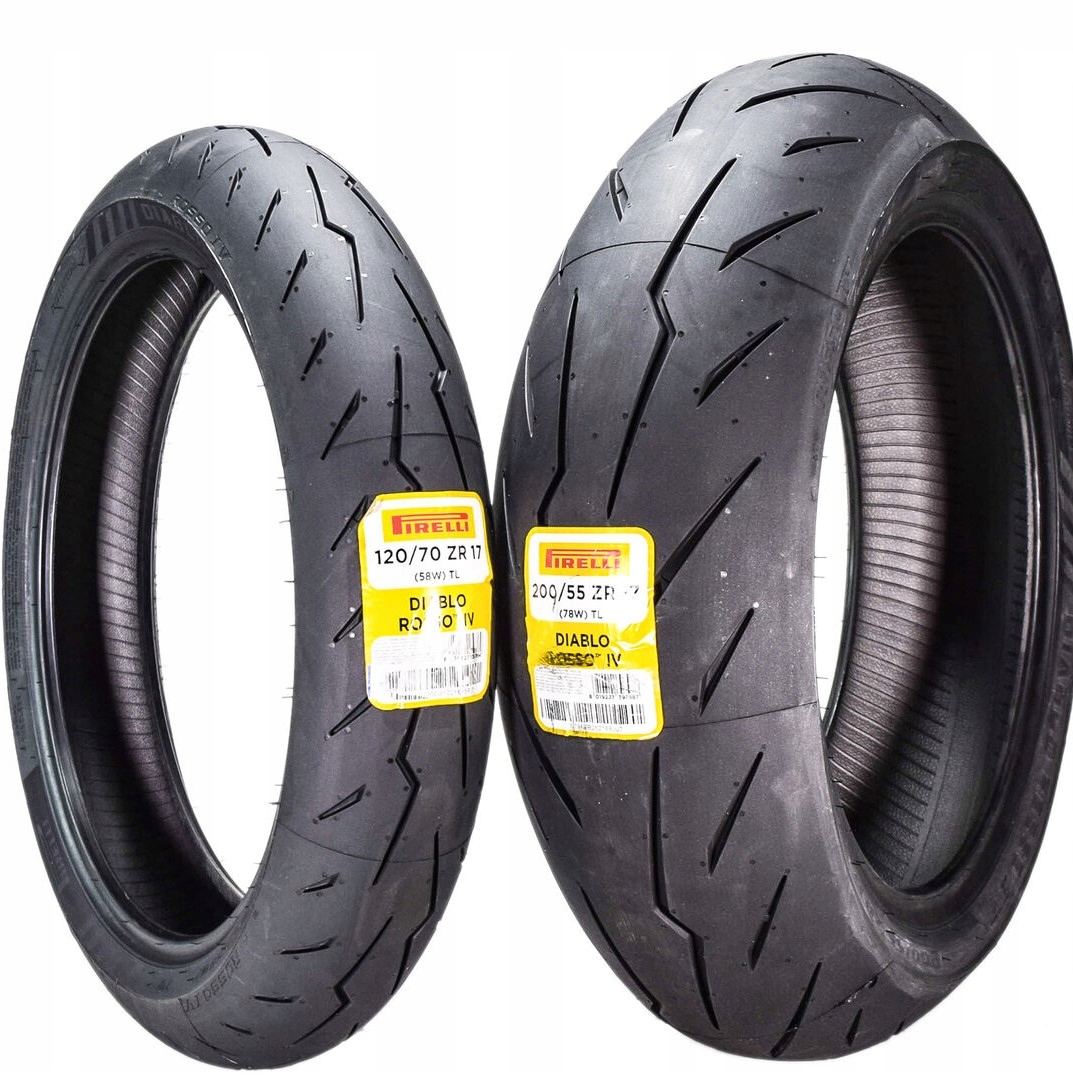 PIRELLI 120/70ZR17 200 / 55ZR17 DIABLO ROSSO IV-KPL
