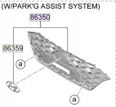 86350Q0FA0 OSŁONA CHŁODNICY HYUNDAI OE