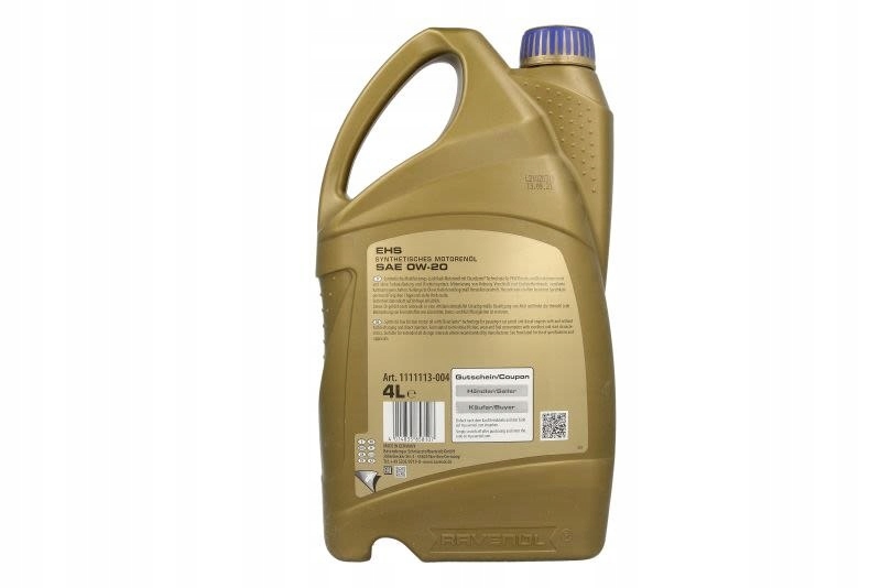 Motorový olej Ravenol Rav Ehs Sae 0W20 4L