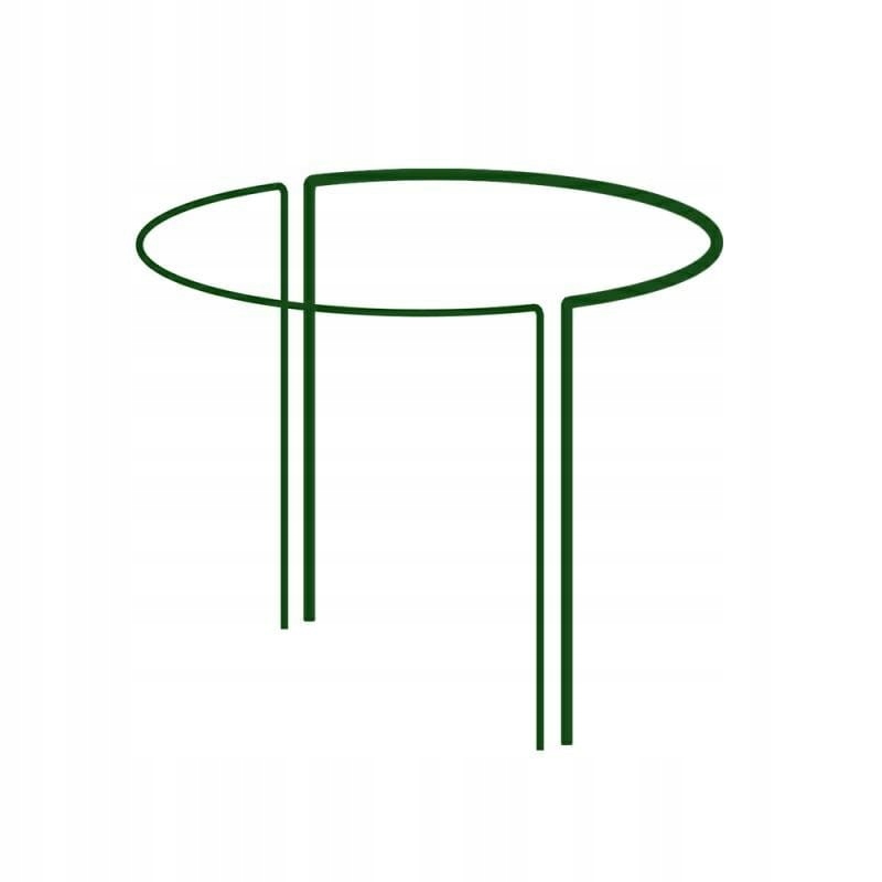 PODPORA PIERŚCIENIOWA DO ROŚLIN 1/2 KOŁA ŚREDNICA 40cm / wys. 70cm