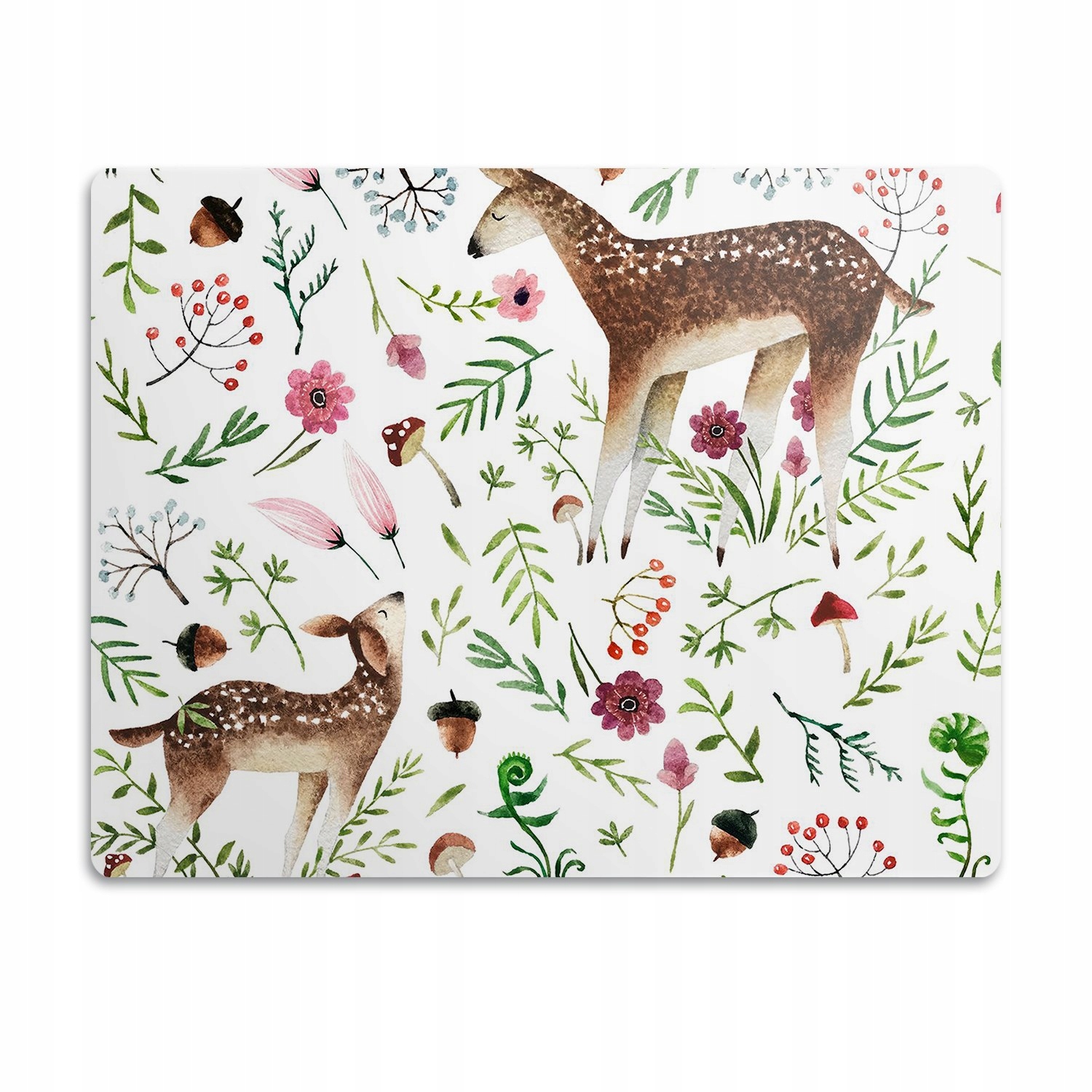 Ochranná podložka pod misku pro psa kočku Srnky 90x60