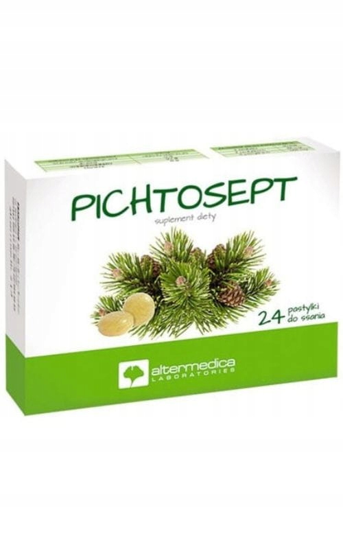 

Pichtosept 24 pastylki do ssania z olejkiem picht.