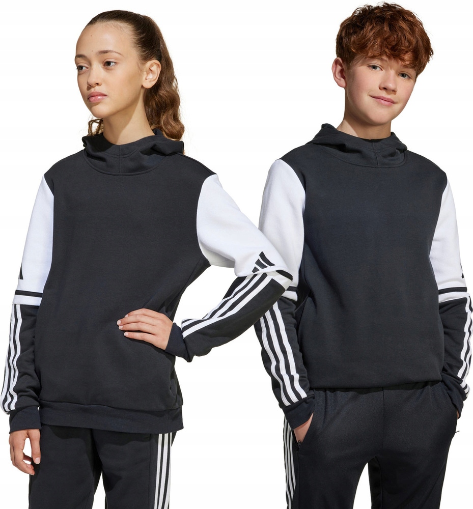 Dětská Mikina Adidas Squadra 25 Sweat Hoody Černá JE2768 r 164 cm