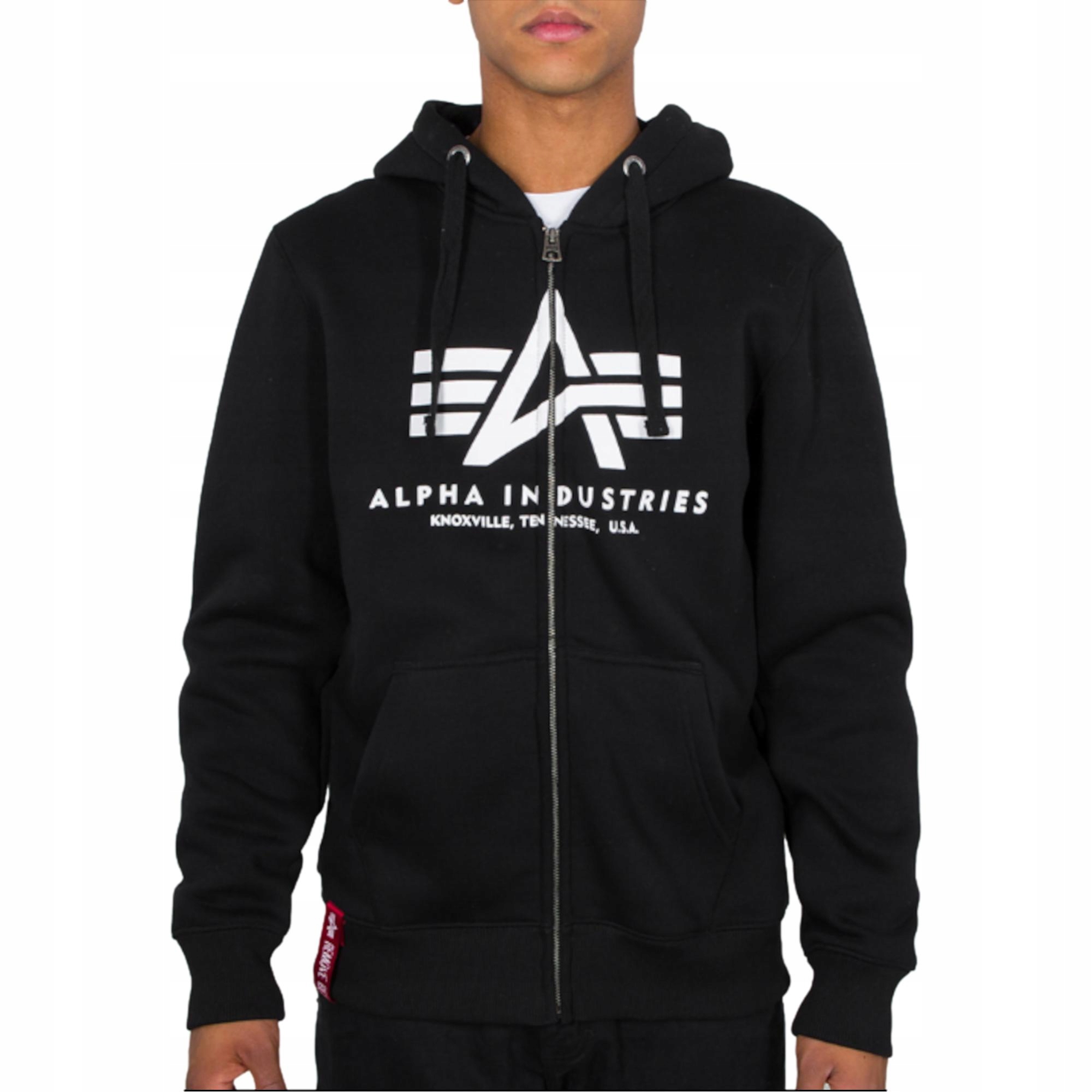 

Bluza męska rozpinana Alpha Industries Basic