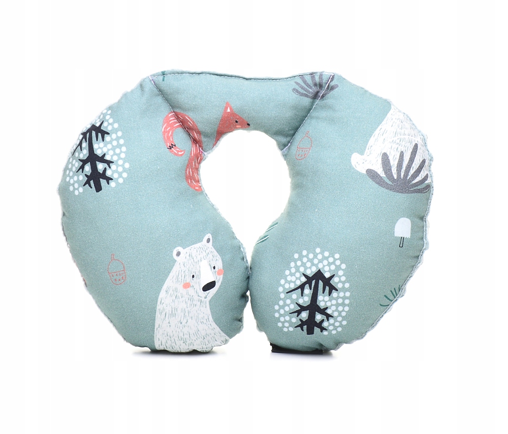 MILUTKA poduszka podróżna ROGAL ZAGŁÓWEK dla dziecka PREZENT do samolotu