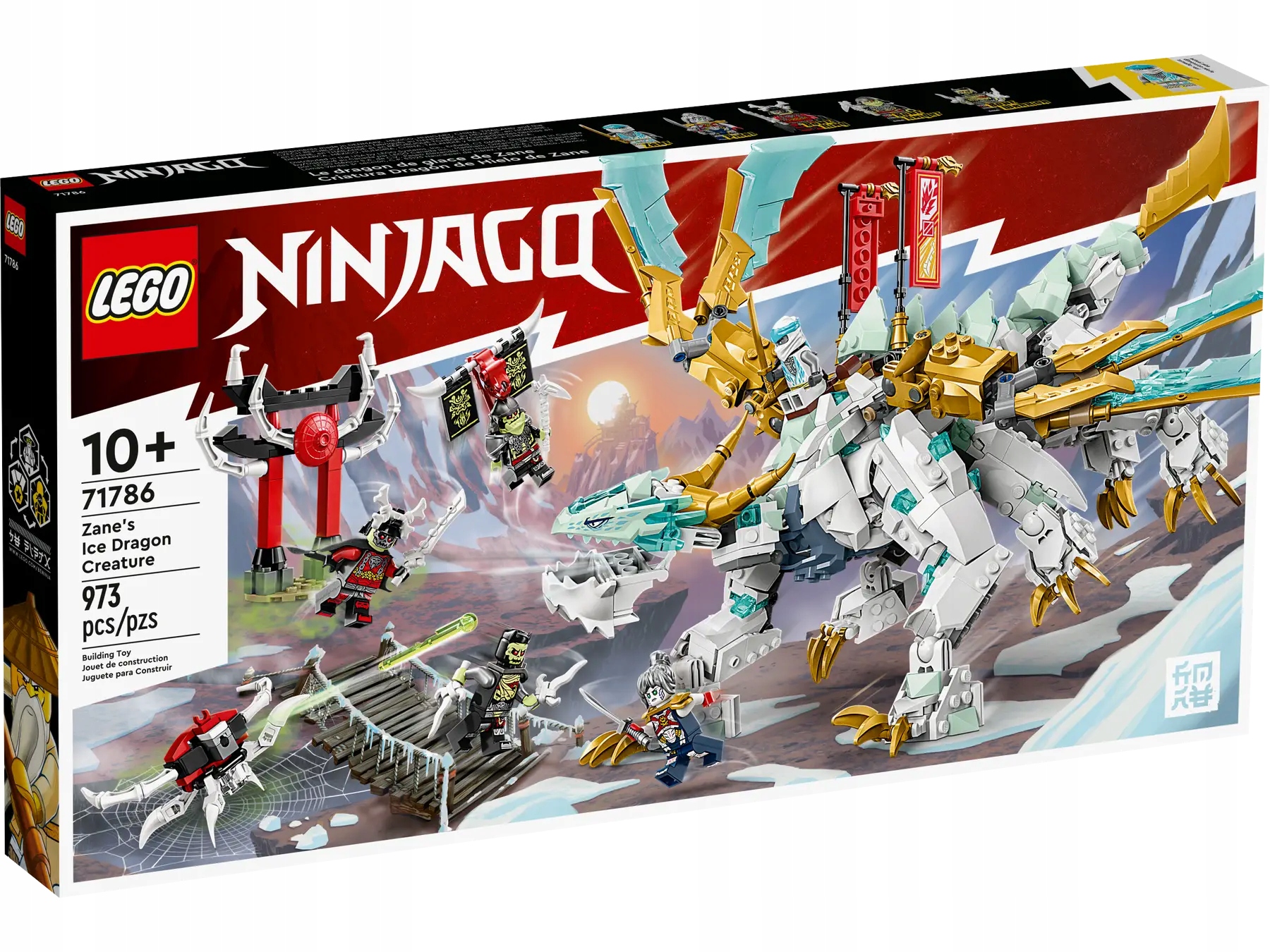 Lego Ninjago 71786 Zaneův ledový drak