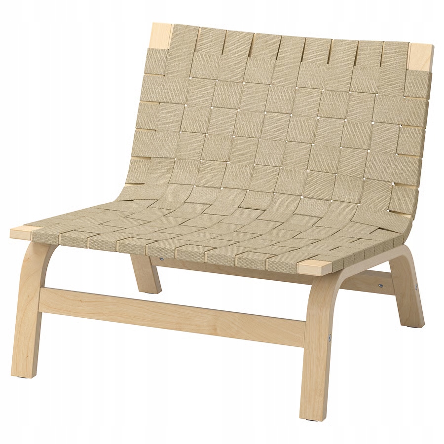 Ikea Stockholm 2025 Fotel, okleina brzoza
