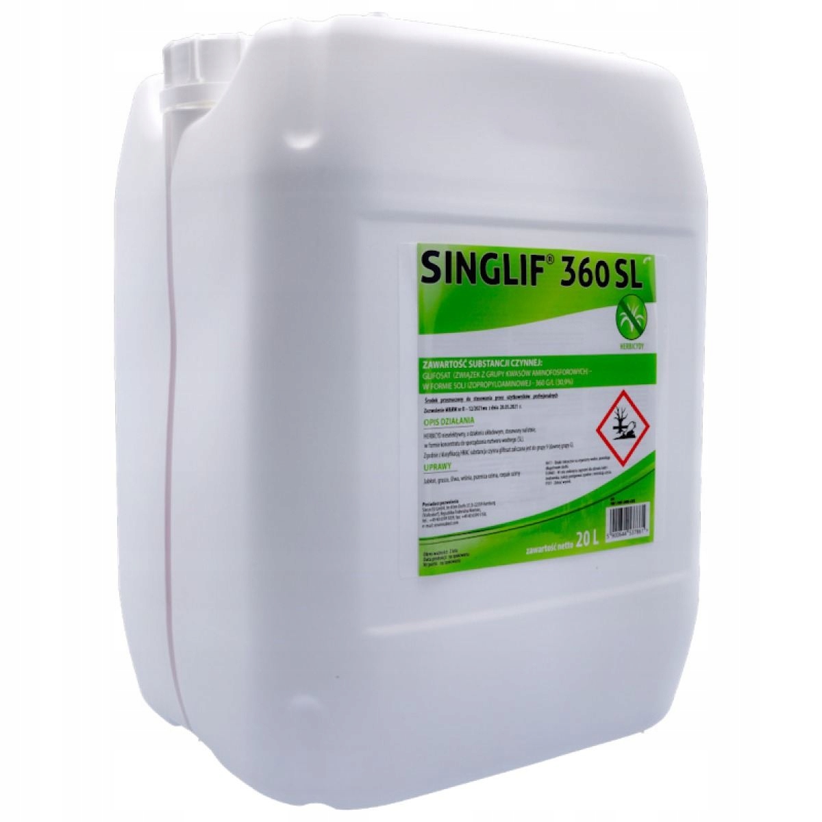 

Singlif 360 Sl (glifosat) 20L na chwasty