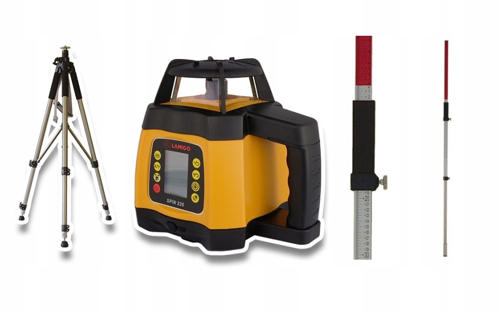 LAMIGO ZESTAW LASER ROTACYJNY SPIN235+STL3M+LTL24