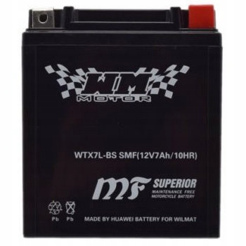 Akumulator bezobsługowy WTX7L-BS/ YTX7L-BS 12V Smf