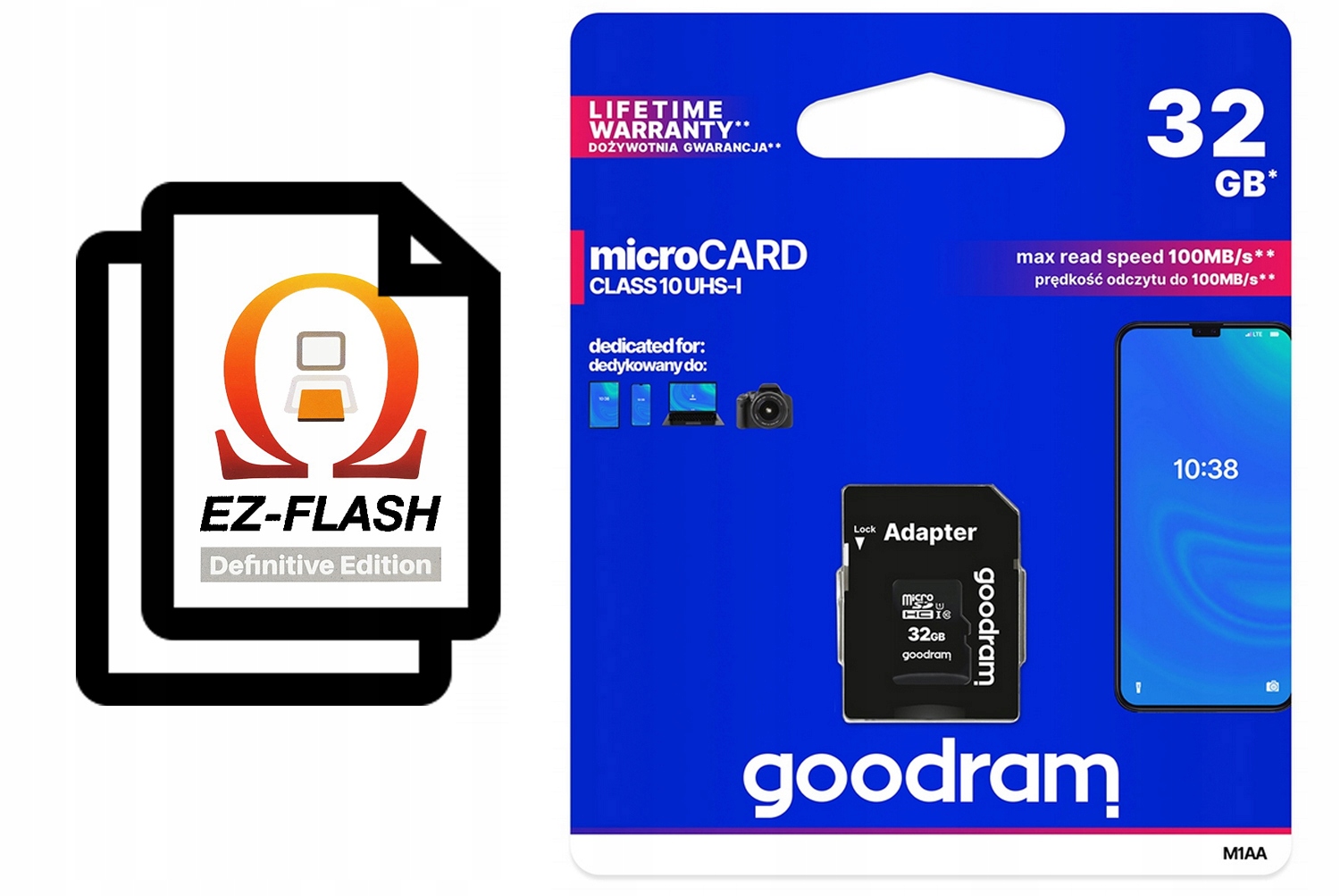 Karta micro SD konfiguracja do EZ-Flash Omega DE