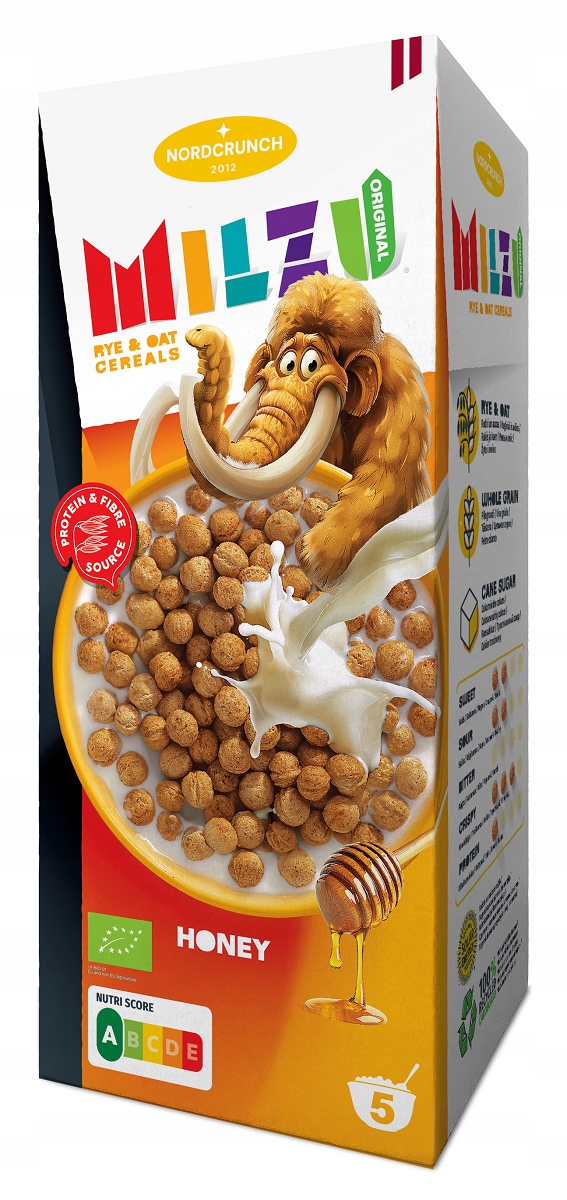 Levně 5 x Medové proteinové kuličky Bio 150 g Nordcrunch (milzu)