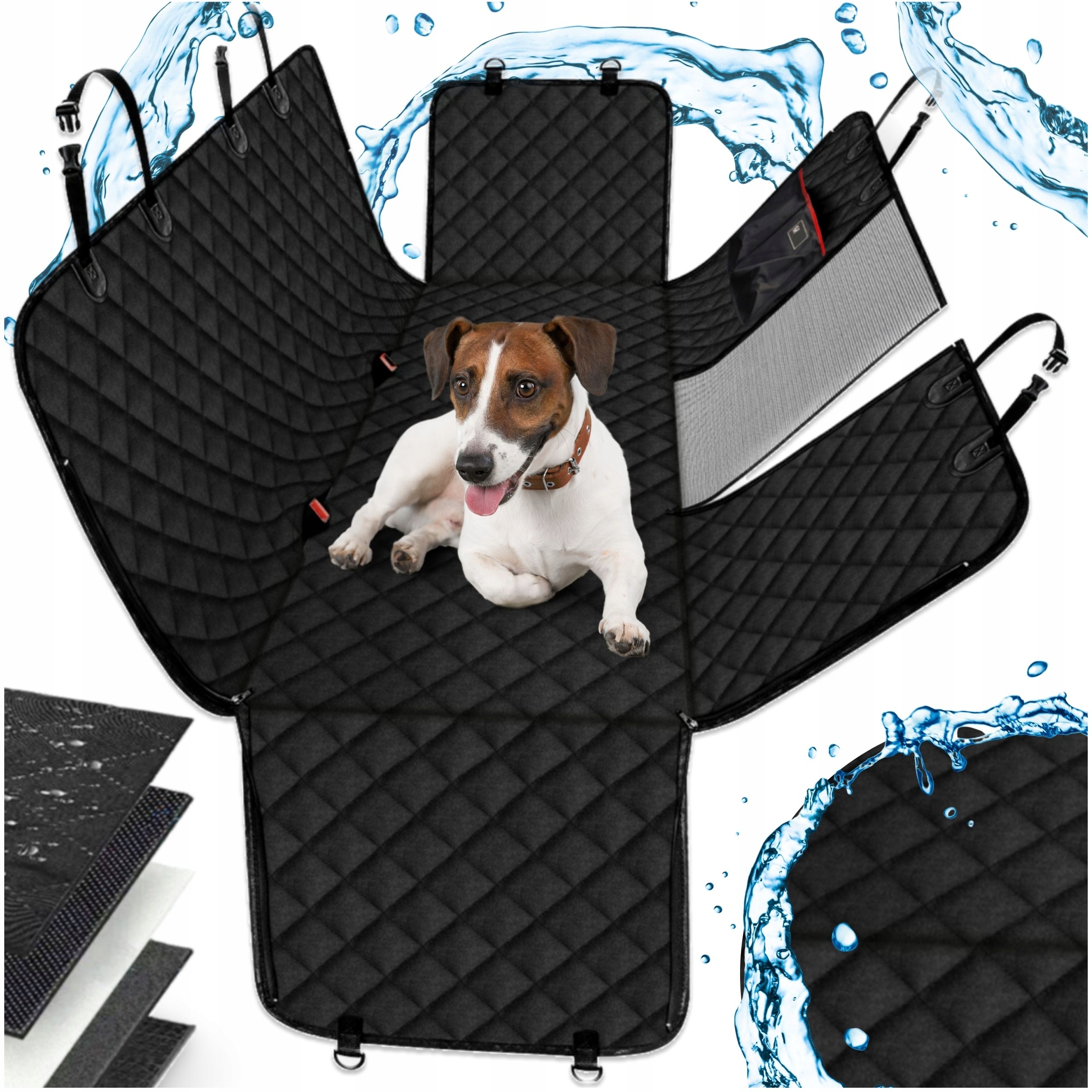 Levně Podložka do auta pro psa a auta Potah zadního sedadla Velká Ochranná