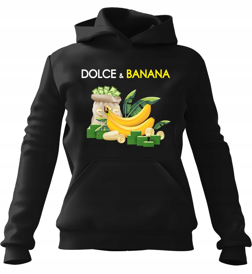 pánská mikina s kapucí Dolce & Banana Černá L pro muže, muže a muže