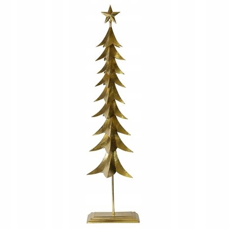 FIGURKA CHOINKA METALOWA DEKORACJA ŚWIĄTECZNA NA PREZENT POD CHOINKĘ L