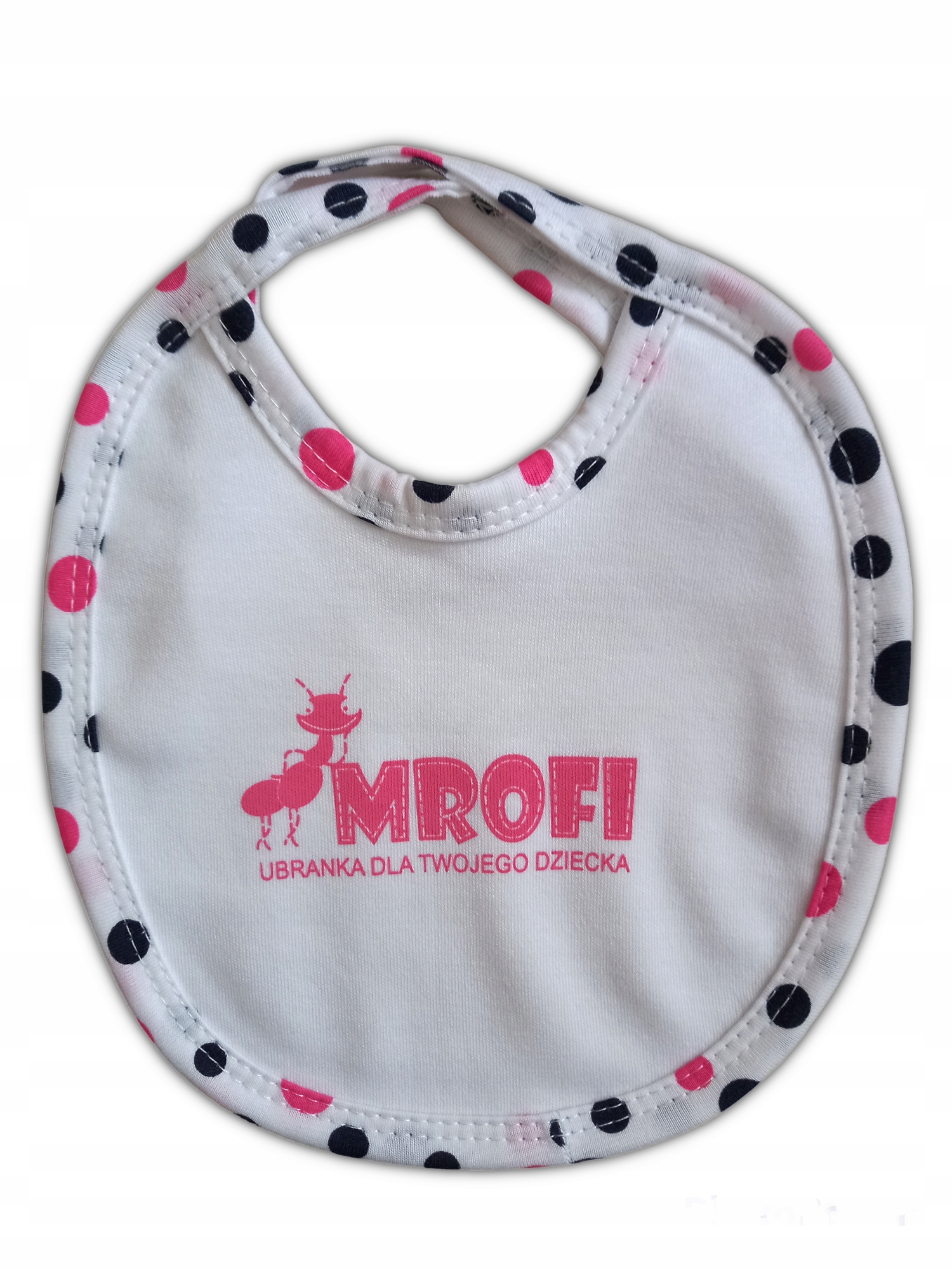 Śliniaczek dwustronny materiałowy Rodzaj materiałowy