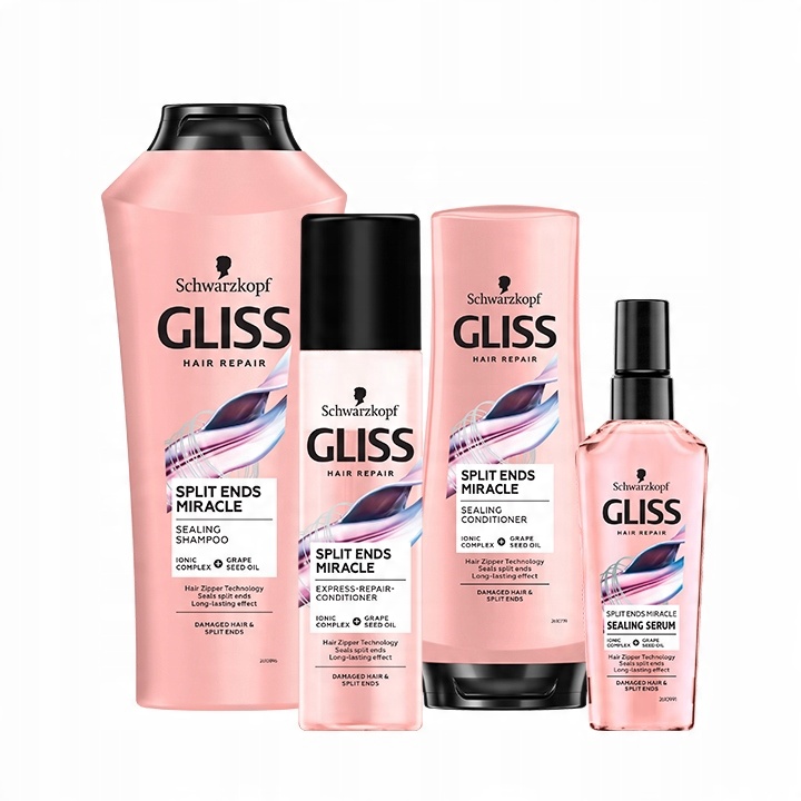 

Zestaw Kosmetyków Gliss Split Ends Miracle 4 szt