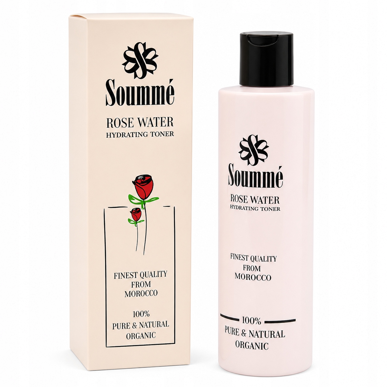 Soummé Růžová Voda Organické Hydratační Tonikum 280 ML