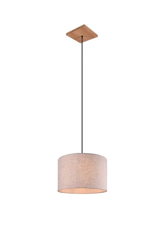 Závěsná skandinávská lampa s šedým stínítkem Trio